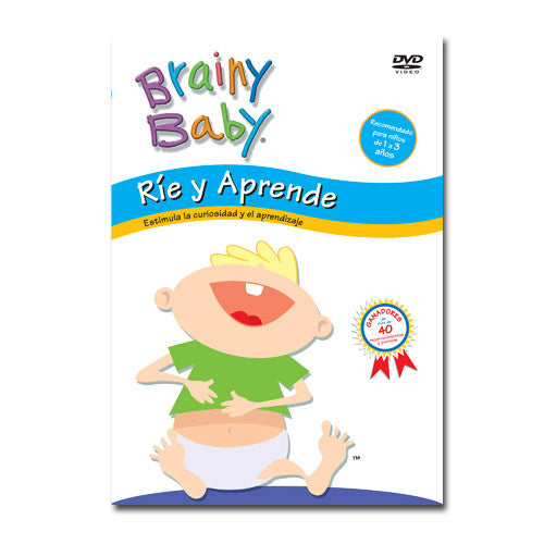 Brainy Baby Laugh & Learn DVD | Movie | Video | Spanish Version | Rie y Aprende