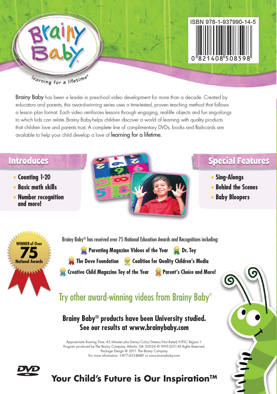 Brainy Baby 123s Video Digital Download | Brainy Baby 123s Video