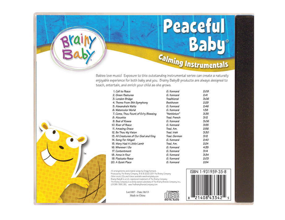 Music CD | Peaceful Music CD For Babies – Brainy Baby®