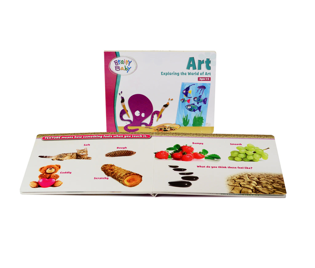 Brainy Baby Art Board Book | Exploring the World of Art for Preschool Children