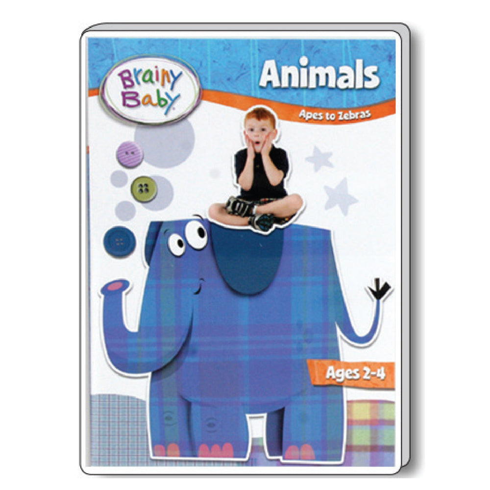 Brainy Baby Animals DVD: Apes to Zebras Deluxe Edition