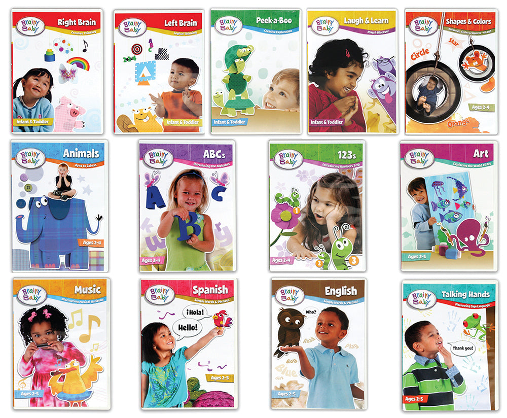 Preschool DVDs  Learning Complete Set DVDs – The Brainy Store