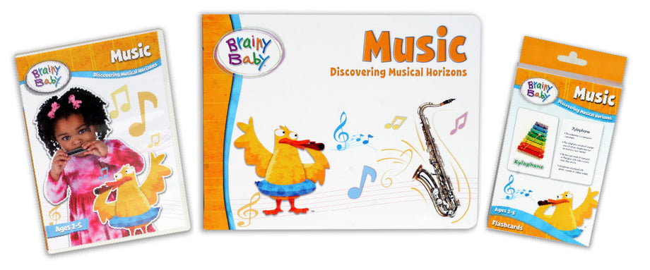 Brainy Baby Discovering Musical Horizons | DVD, Board Book and