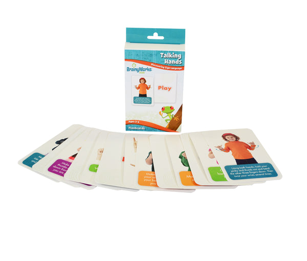 BrainyWorks Talking Hands Sign Language Flashcards: Discovering Sign Language
