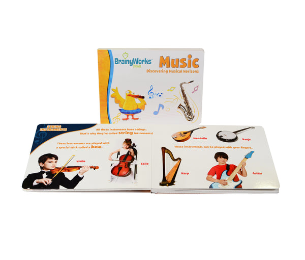 BrainyWorks Discovering Musical Horizons Board Book Deluxe Edition