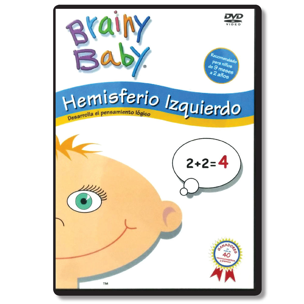 Brainy Baby Hemisferio Izquierdo DVD: Left Brain Logical Thinking  Classic Edition Spanish Version