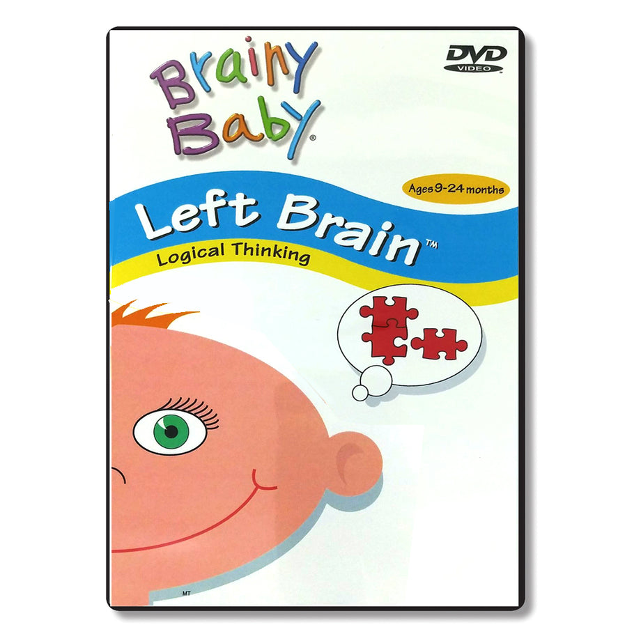 Brainy Baby Left Brain DVD | Brainy Left Brain DVDs – The Brainy Store