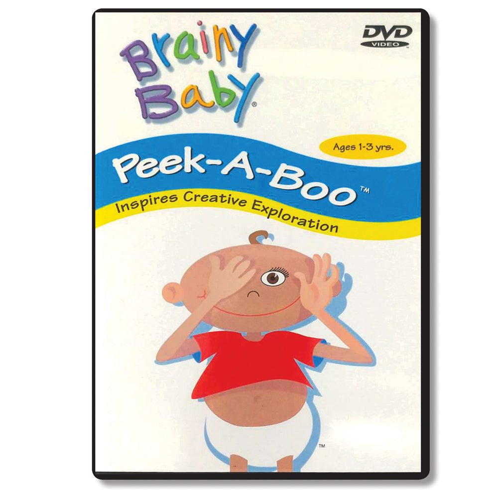 Brainy Baby Peek a Boo: Inspiring Creative Exploration Infant Brain Development DVD Classic Edition