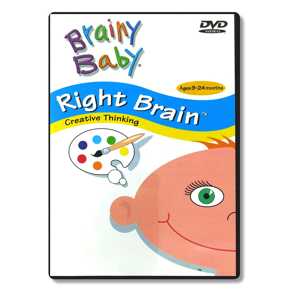 Brainy Baby Right Brain Creative Thinking Right Brain DVDs – The