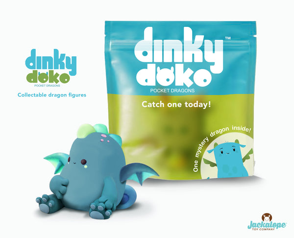 Dinky Doko Collectible Pocket Dragon by Jackalope Brands