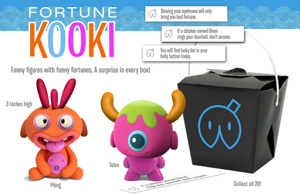 Fortune KOOKI - Funny Figures with Funny Fortunes By Jackalope