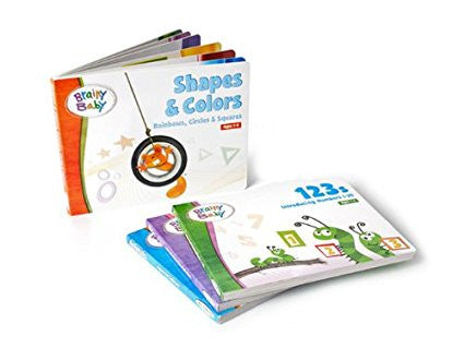 Brainy Baby Boardbooks animals, Shapes and Colors, 123s and ABCs | DVDs,Books & Flashcards | Learning Collection