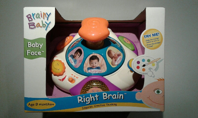 Brainy Baby Right Brain Baby Face Toy