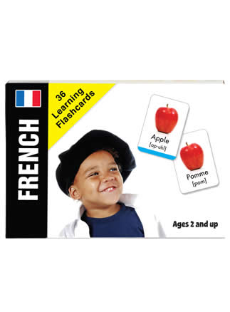 Bilingual Baby Learn French Language Flashcards