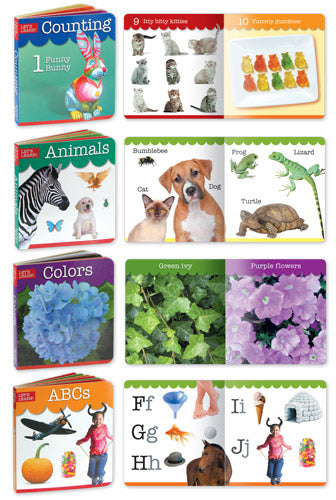 Noodle Soup Let's Learn: ABCs, Counting, Animals and Colors Chunky Board Books Collection Set of 4