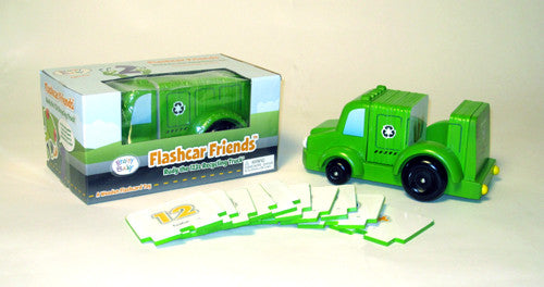 Rudy the 123s Recycling Truck - Flashcard Friends New Wooden Toy
