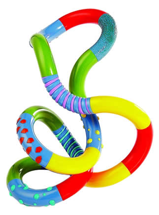 Twist Tangle Textured Fidget Puzzle Toy | Baby Toys
